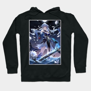 I Shall Be My Own Sword • Jingliu • Honkai Star Rail Light Cone Hoodie